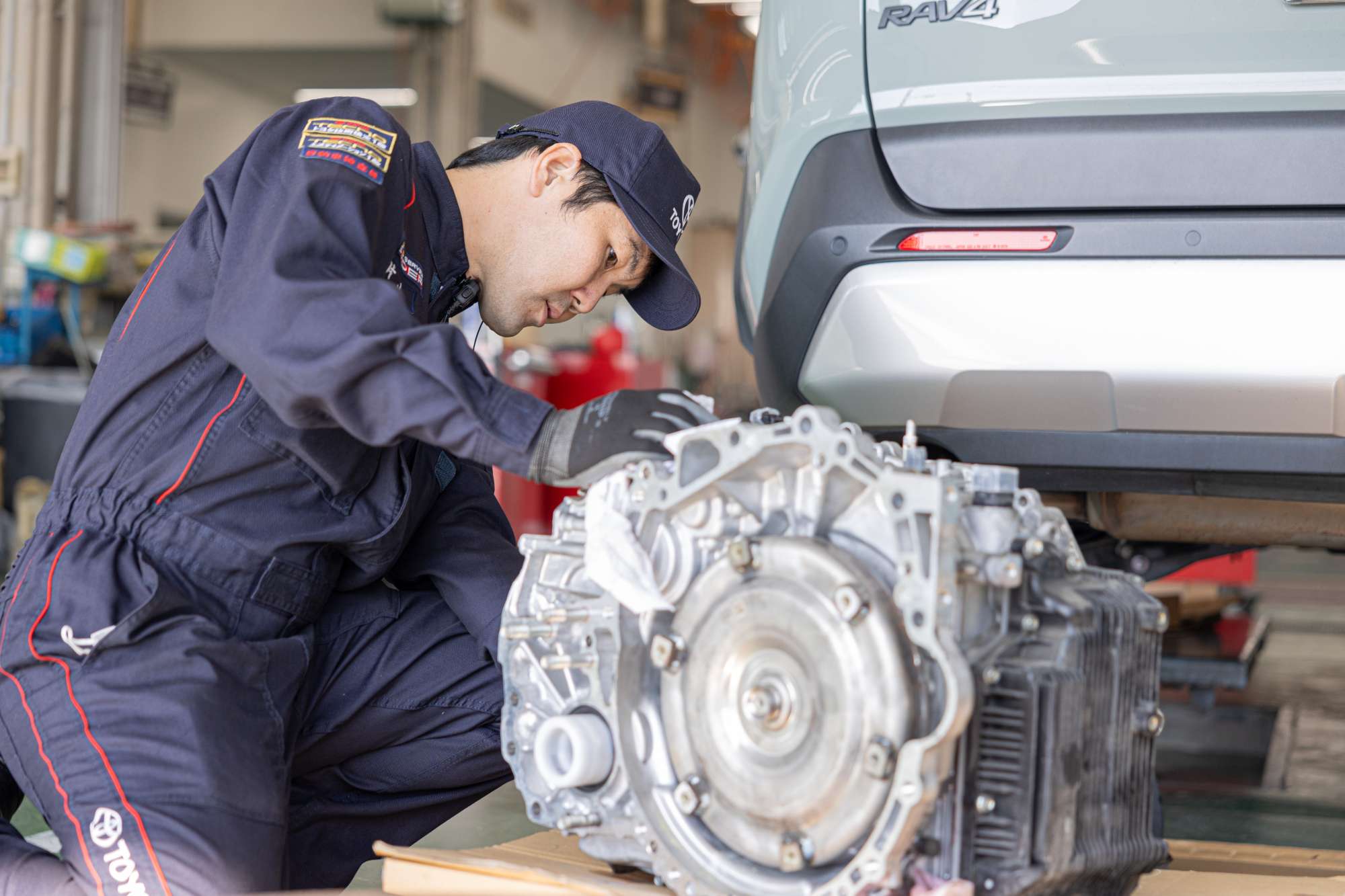 整備作業も見学！